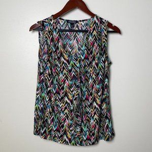 Roz & Ali sleeveless blouse size S